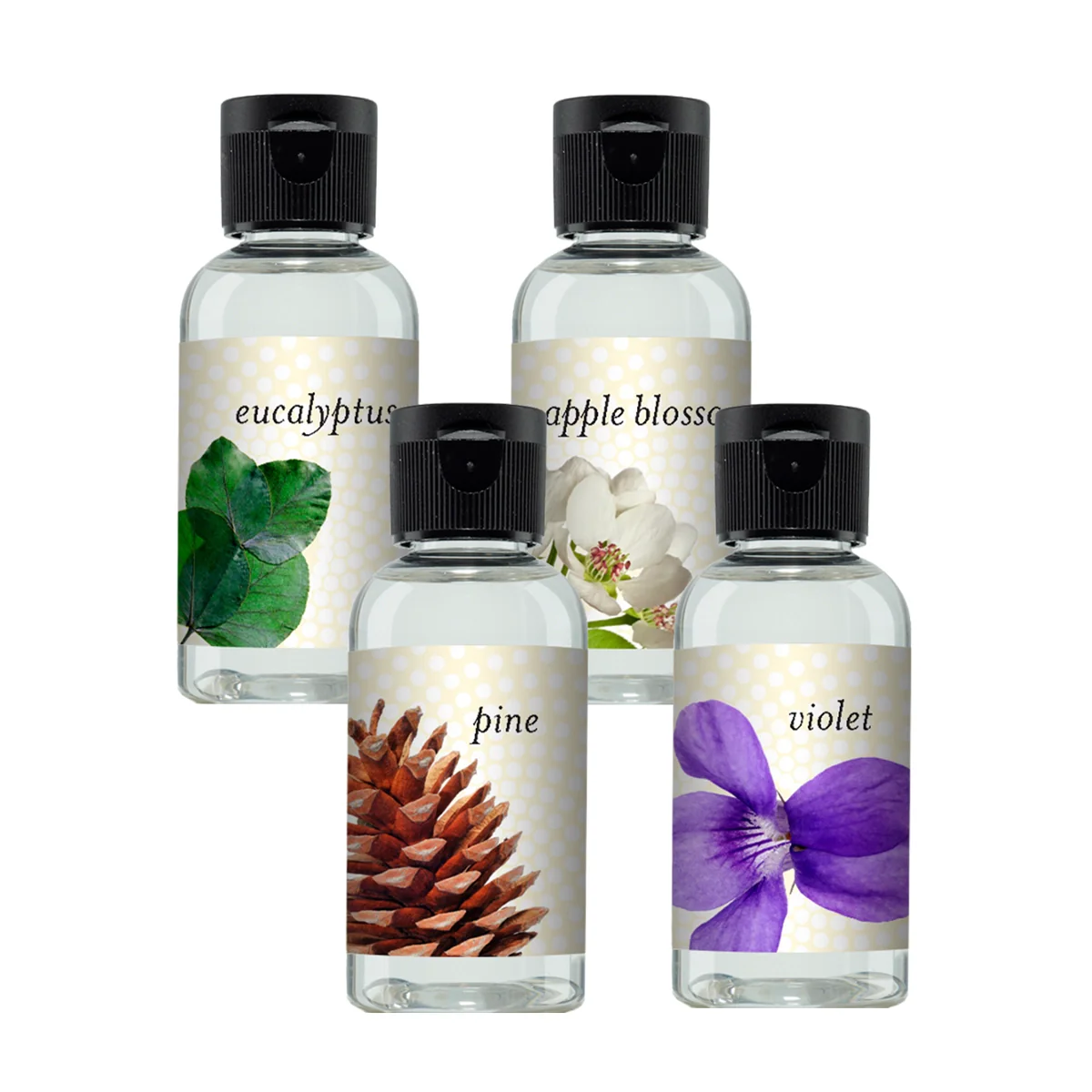 Eucalyptus, Apple Blossom, Pine, Violet